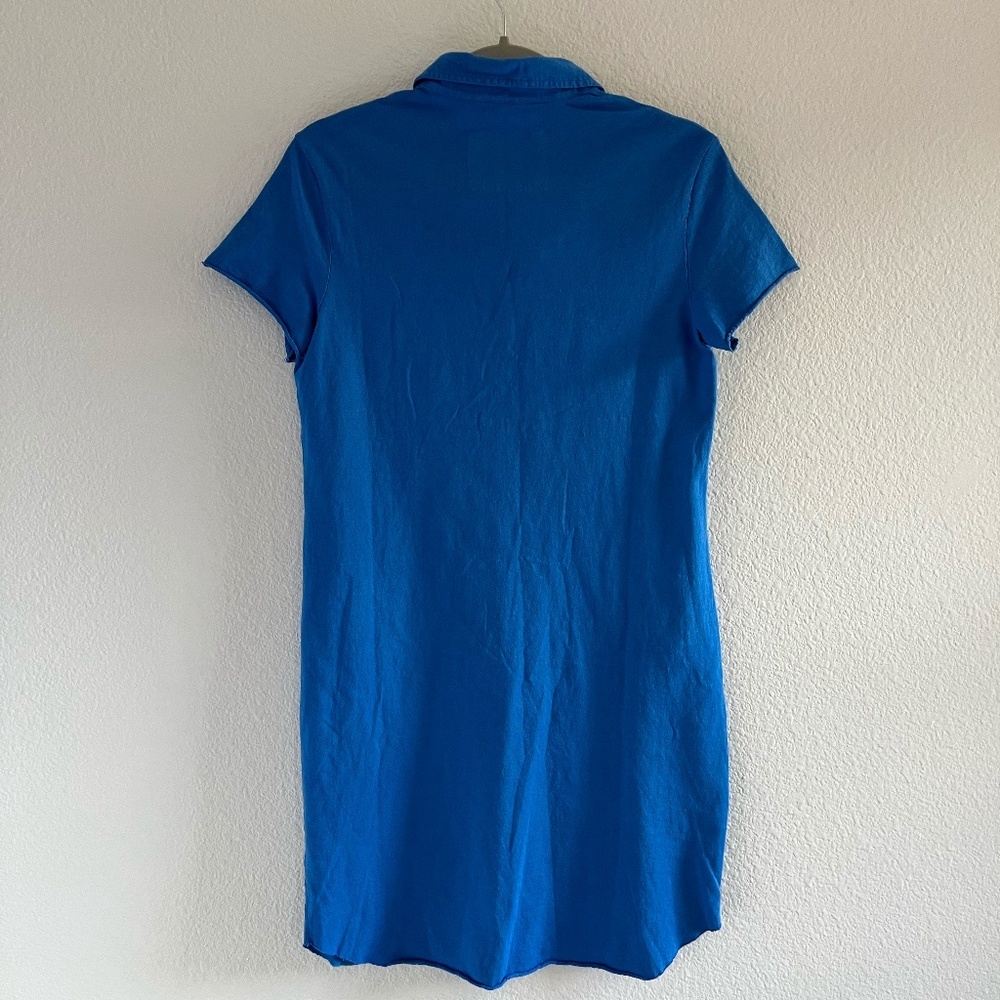 FRANK & EILEEN | 100% Cotton Preppy Classic Lauren Dress in Blue Bird | Size S - Picture 8 of 11